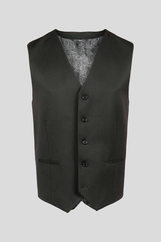 PRESTIGE sort three-piece jakkesæt - SUIT CLUB