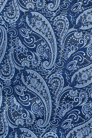 Slips & lommekluds pakke (Blå paisley) suitclub.dk