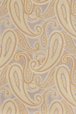 Gul paisley lommeklud PVD