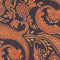 Orangene Paisley-Krawatten