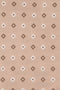 Slips & lommekluds pakke (Beige blomstret)