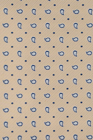 Beige dråbemønstret slips PVD