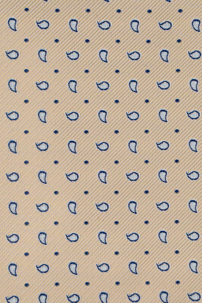 Slips & lommekluds pakke (Beige dråbemønster)