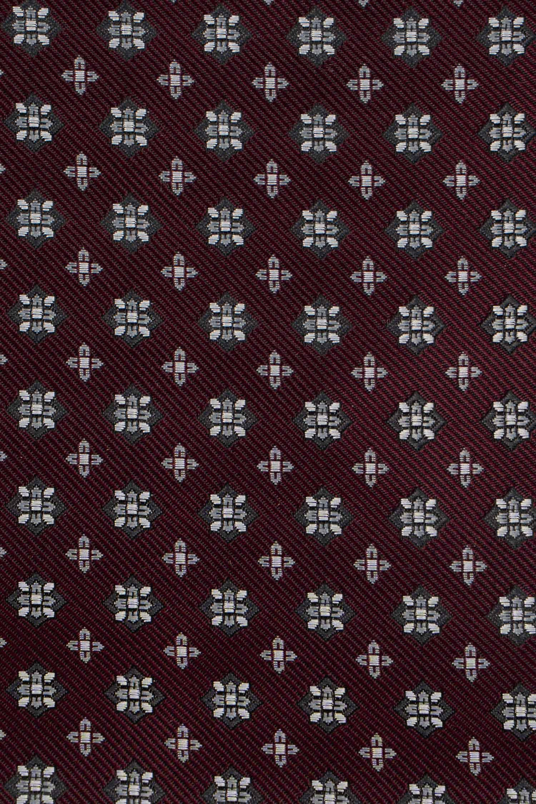 Slips & lommekluds pakke (Bordeaux blomstret) suitclub.dk