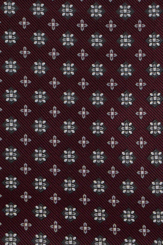 Slips & lommekluds pakke (Bordeaux blomstret) suitclub.dk