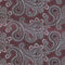 Slips & lommekluds pakke (bordeaux paisley i silke)
