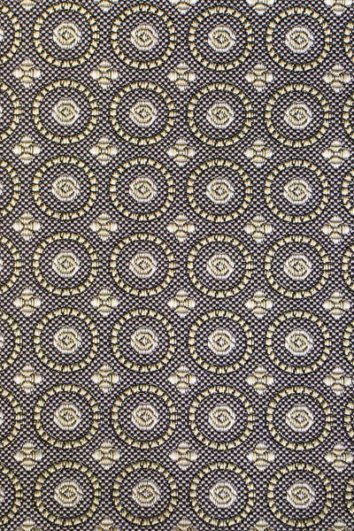 Slips & lommekluds pakke (Brun geometrisk i silke)