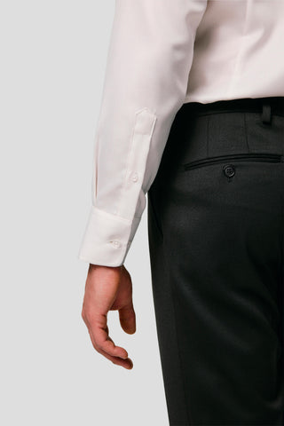 Exclusive twill skjorte hvid slim Shirtmakers