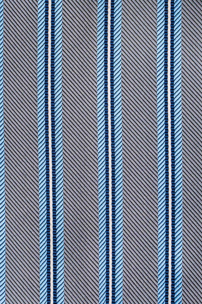 Slips & lommekluds pakke (Grå & blå stribet i silke)