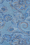 Lyseblåt paisley silkeslips