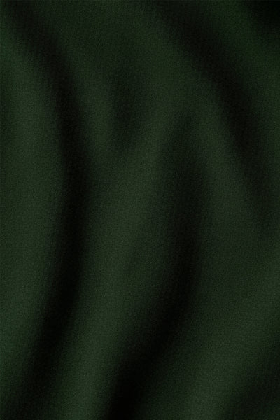 Mørkegrøn half-zip striktrøje