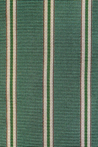 Mørkegrønt stribet silkeslips PVD