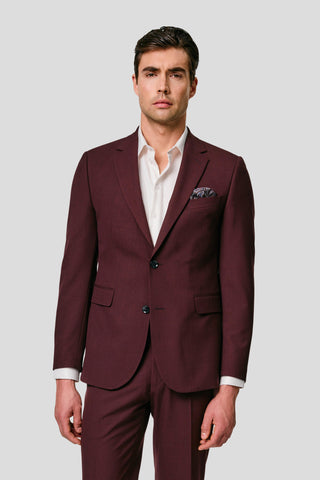 PRESTIGE bordeaux blazer med tern