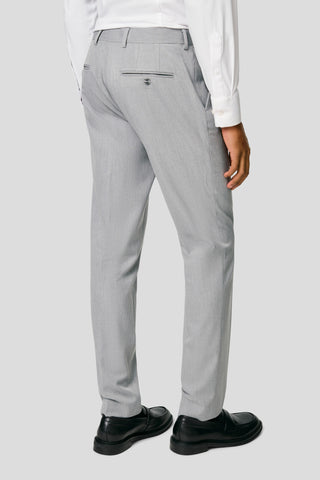 PRESTIGE lysegråt dobbeltradet jakkesæt MBO