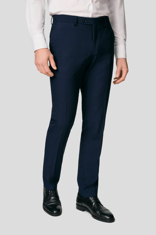 PRESTIGE navy dobbeltradet jakkesæt tern PRESTIGE