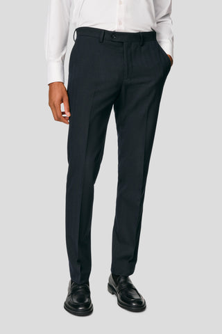 PRESTIGE navy jakkesæt med sildeben PRESTIGE