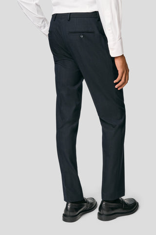 PRESTIGE navy jakkesæt med sildeben PRESTIGE