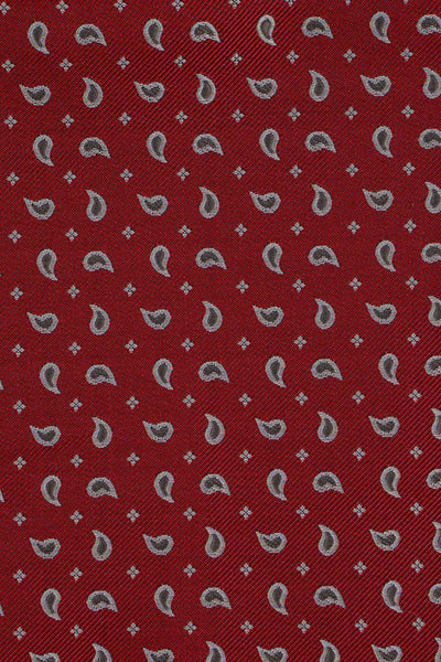 Slips & lommekluds pakke (Rødt dråbemønster)