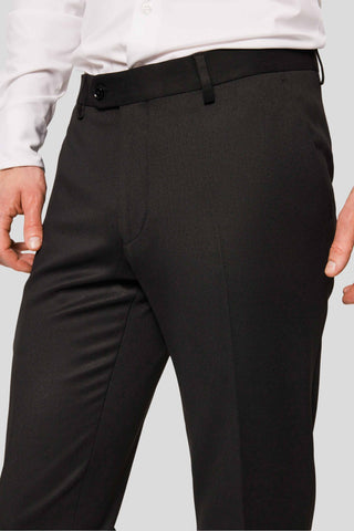 PRESTIGE sort three-piece jakkesæt - SUIT CLUB