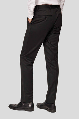 PRESTIGE sort three-piece jakkesæt - SUIT CLUB