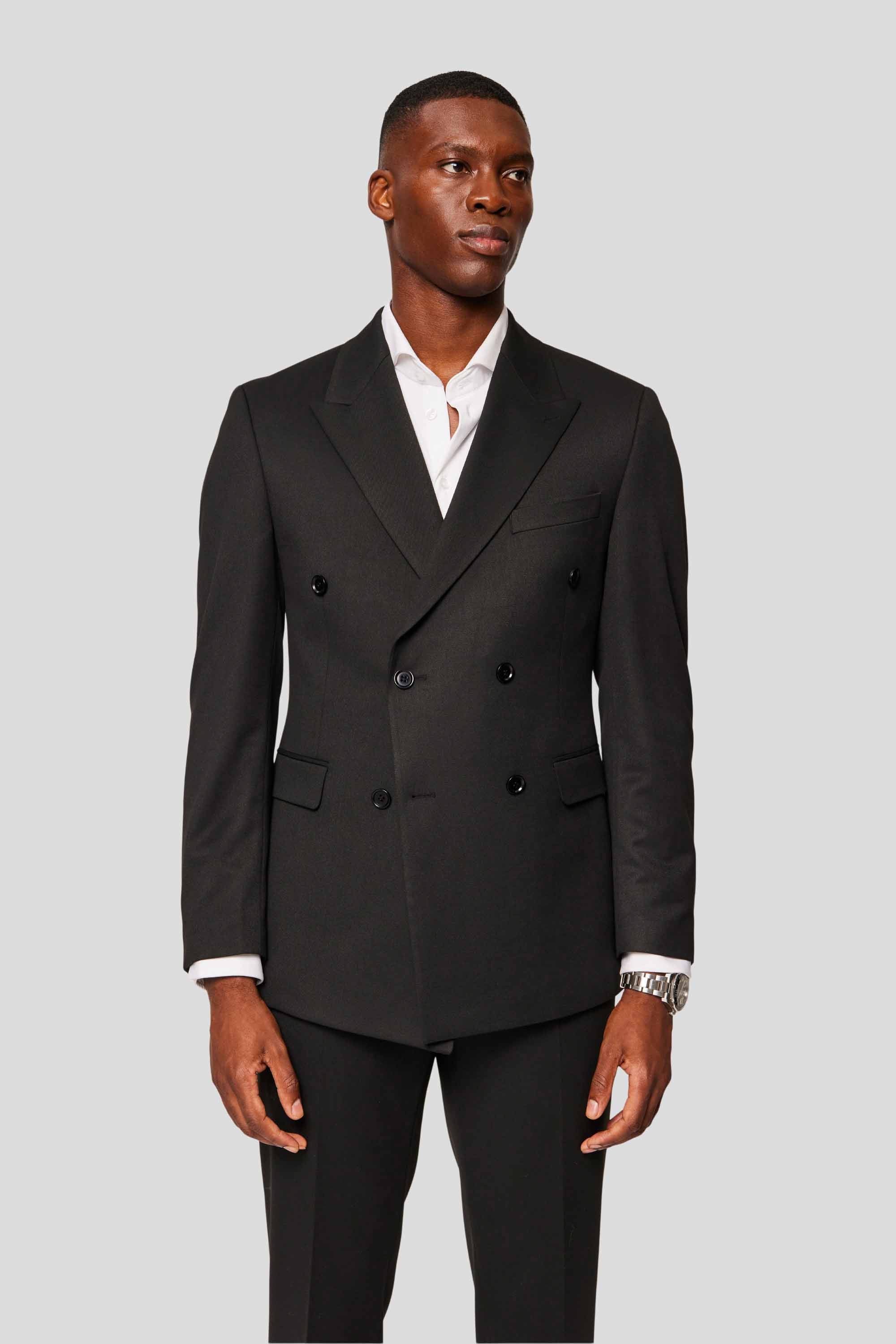 PRESTIGE sort dobbeltradet blazer MBO