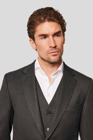 PRESTIGE gråt three-piece jakkesæt - SUIT CLUB