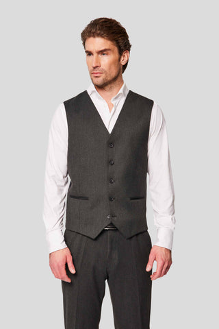 PRESTIGE gråt three-piece jakkesæt - SUIT CLUB