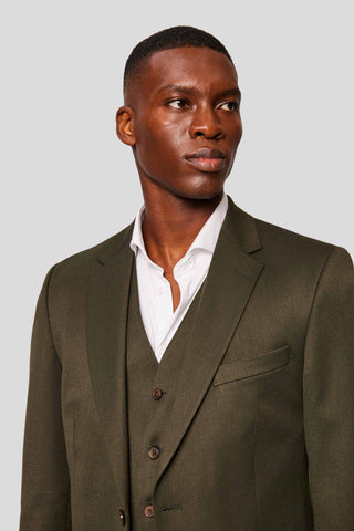 PRESTIGE grønt three-piece jakkesæt - SUIT CLUB