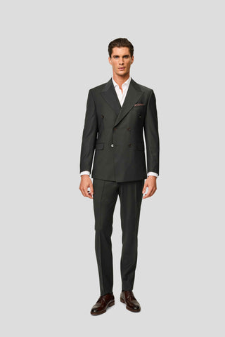 PREMIUM grøn dobbeltradet blazer MBO