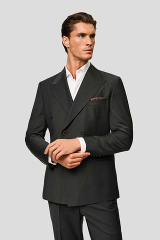 PREMIUM grøn dobbeltradet blazer MBO