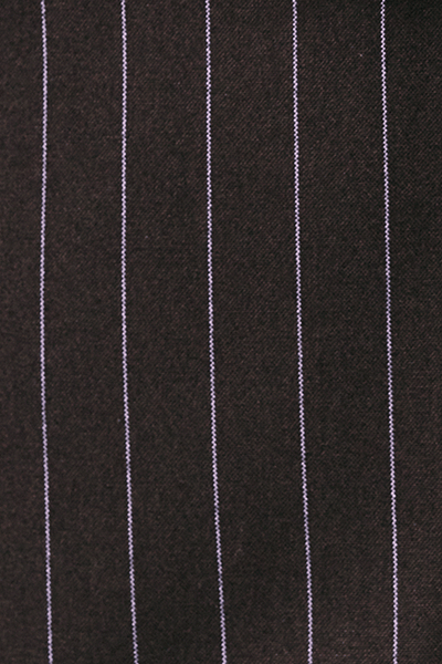 PRESTIGE sort three-piece jakkesæt med nålestriber