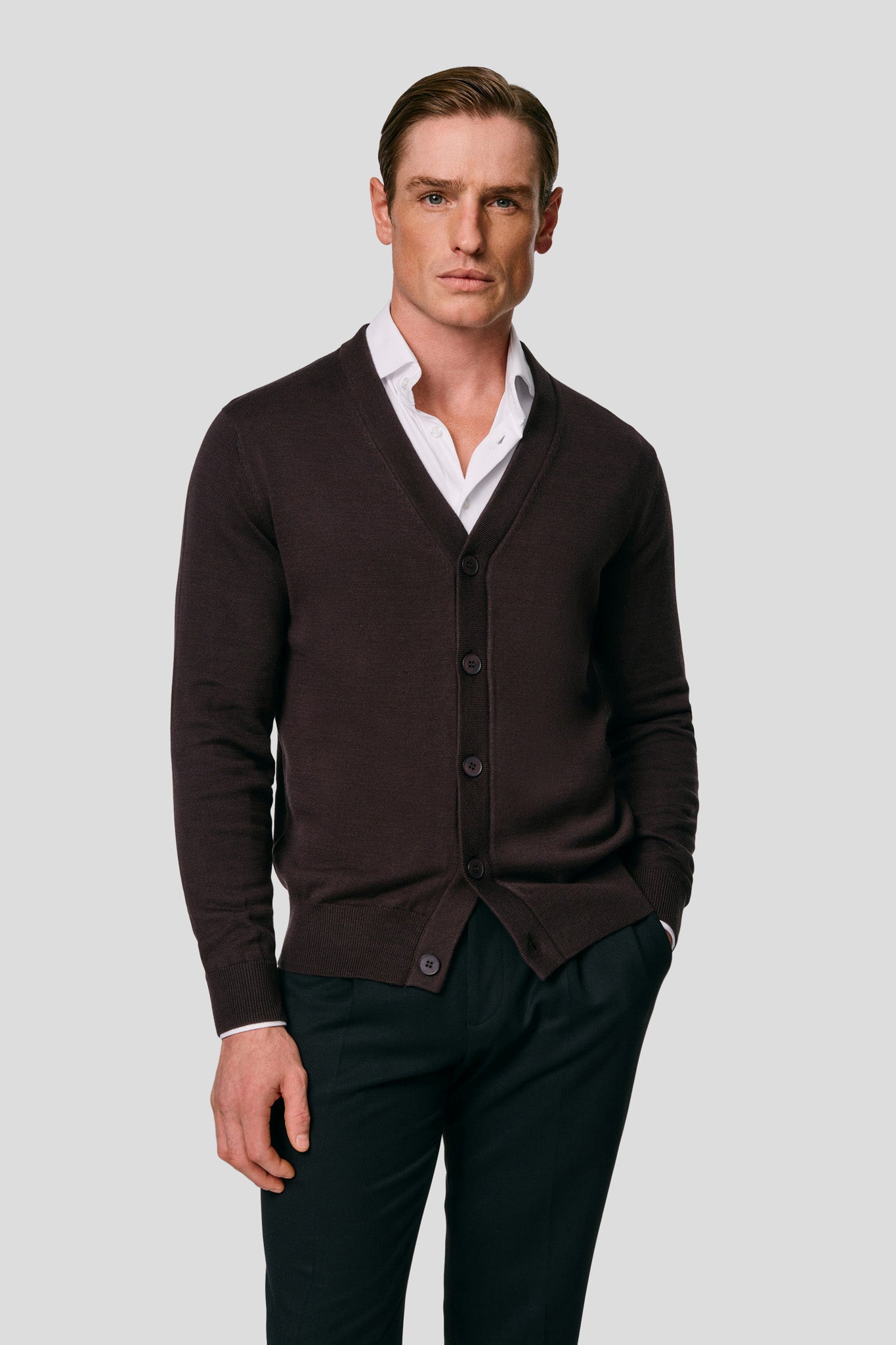 Brun cardigan HVIID