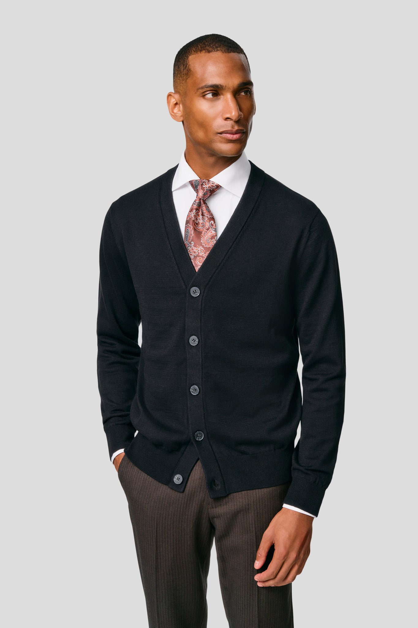 Sort cardigan HVIID