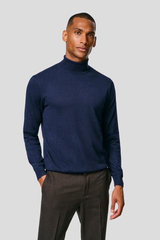 Navy turtleneck HVIID