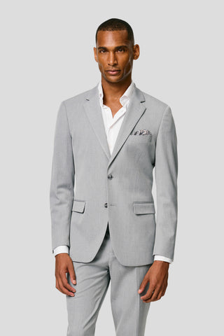 PRESTIGE lysegråt jakkesæt MBO