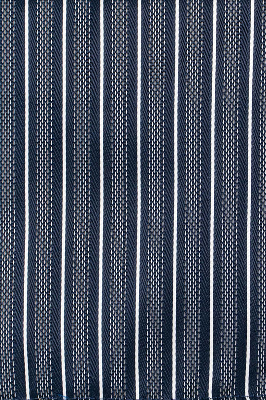 Navy & hvid stribet slips PVD