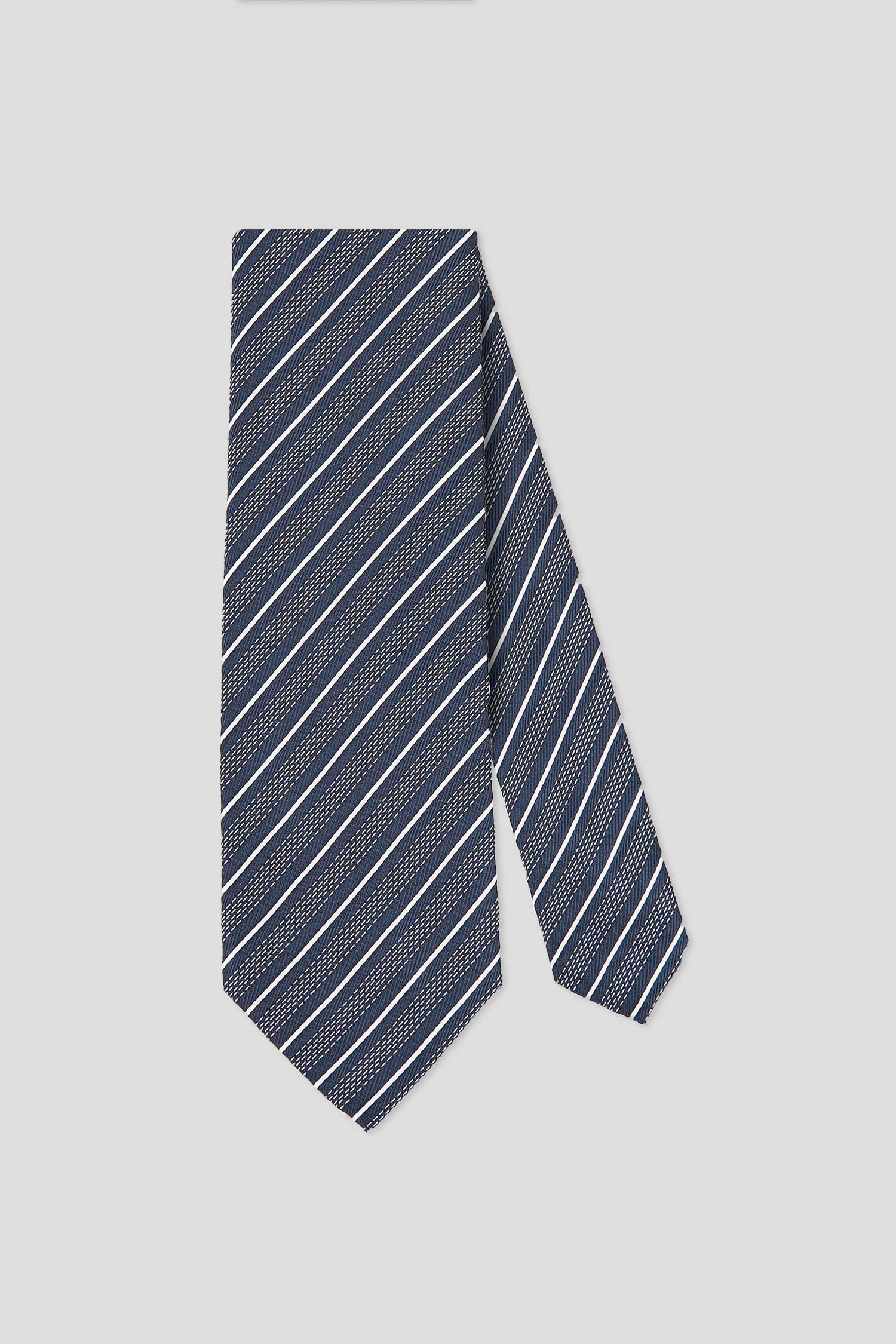 Navy & hvid stribet slips PVD