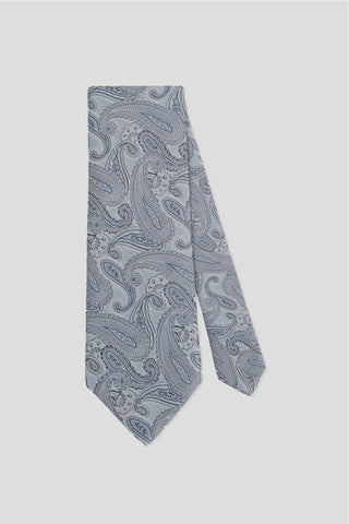 Sølv paisley slips PVD