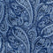 Slips & lommekluds pakke (Blå paisley)