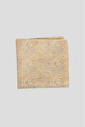 Gul paisley lommeklud