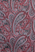Slips & lommekluds pakke (Sort & rød paisley)