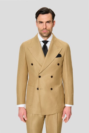 PRESTIGE camel dobbeltradet hørblazer