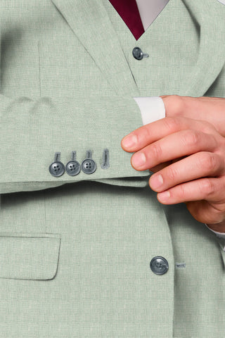 CUSTOM lysegrønt uld jakkesæt SUIT CLUB