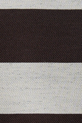 Brun stribet silkelommeklud PVD