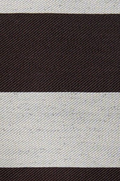 Brunt stribet silkeslips