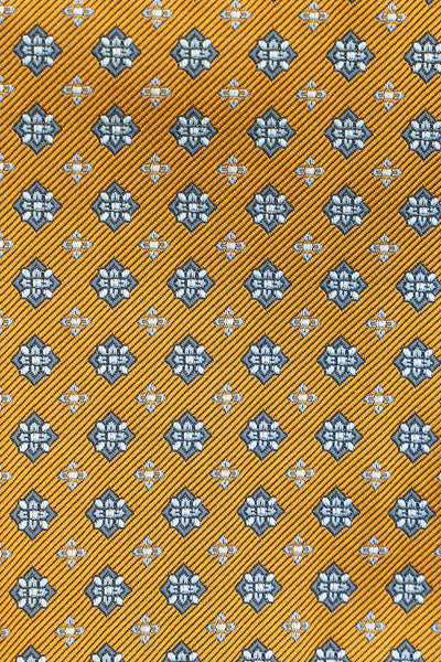 Slips & lommekluds pakke (gult blomstret)