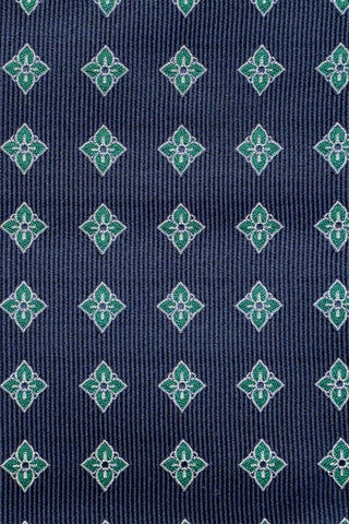 Slips & lommekluds pakke (mørkegrøn blomstret i silke) suitclub.dk