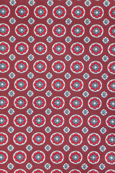 Slips & lommekluds pakke (Rødt blomstret)